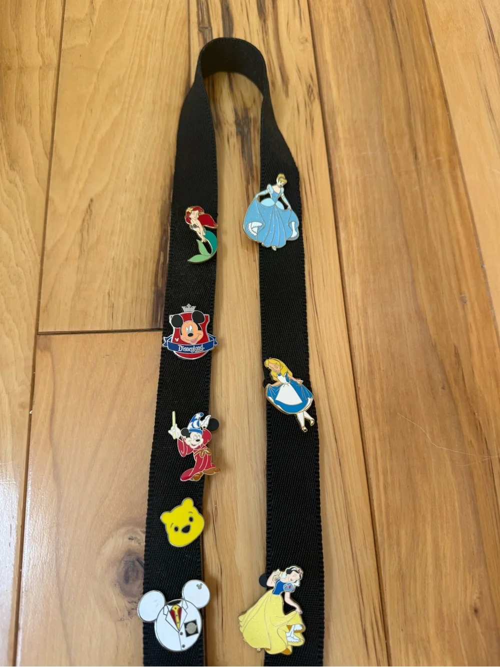 12 Assorted Disney Park Pin trading lot plus Lanyard